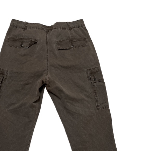 Abercrombie & Fitch men’s ripstop cargo pants brown Waist 32 Inseam 30 Read - Picture 4 of 8